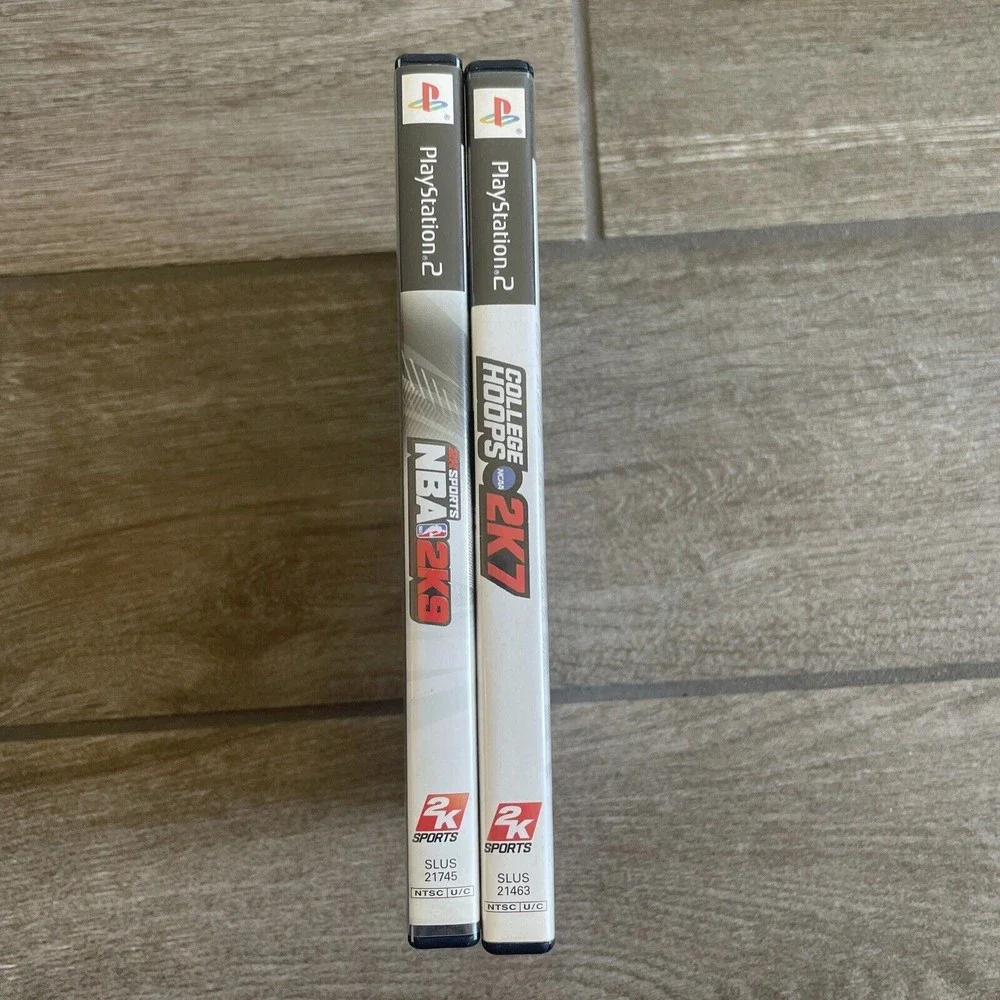 NBA 2K9 NCAA 2K7 Sony PlayStation 2 PS2 COMPLETE MANUAL  TESTED